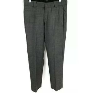 Ivory by Incotex Gray Wool Dress Pants
